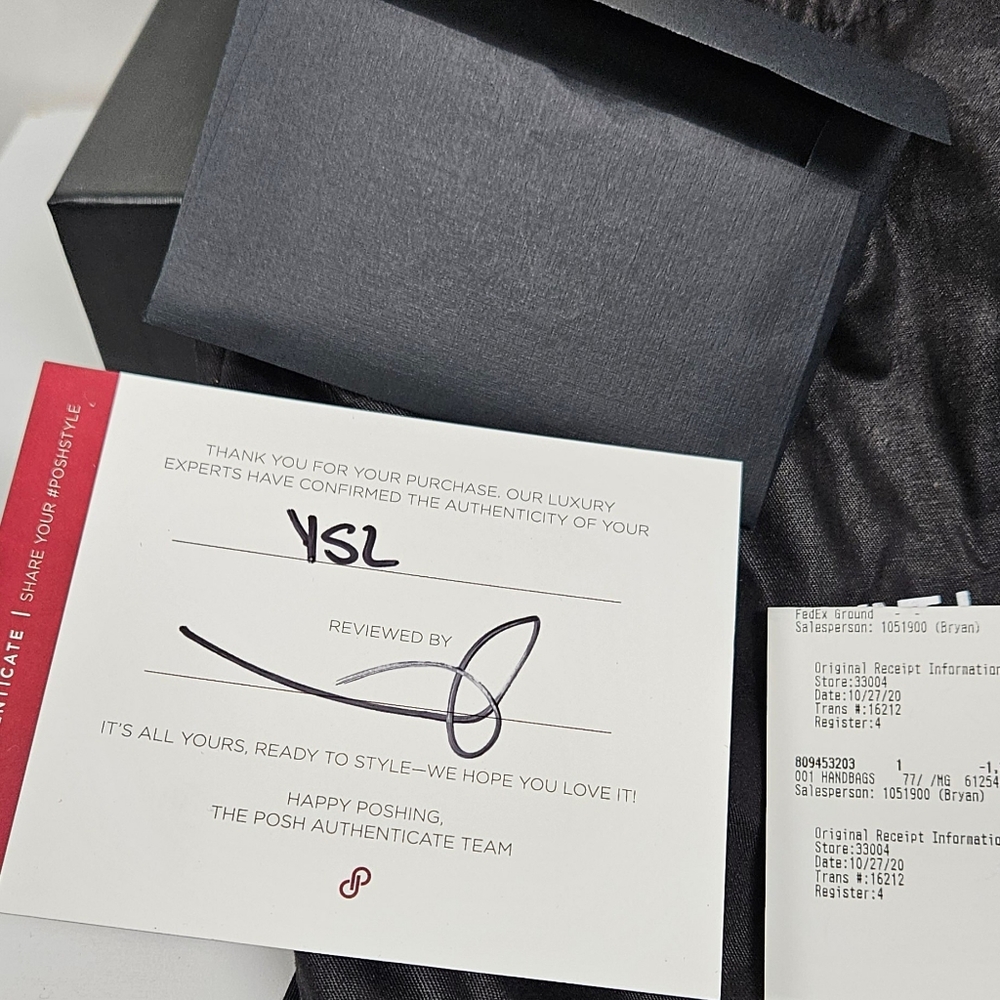 YSL Lou camera bag Vitello black quilted with box, dust bag, etc.. FIRM no b… - Picture 12 of 16